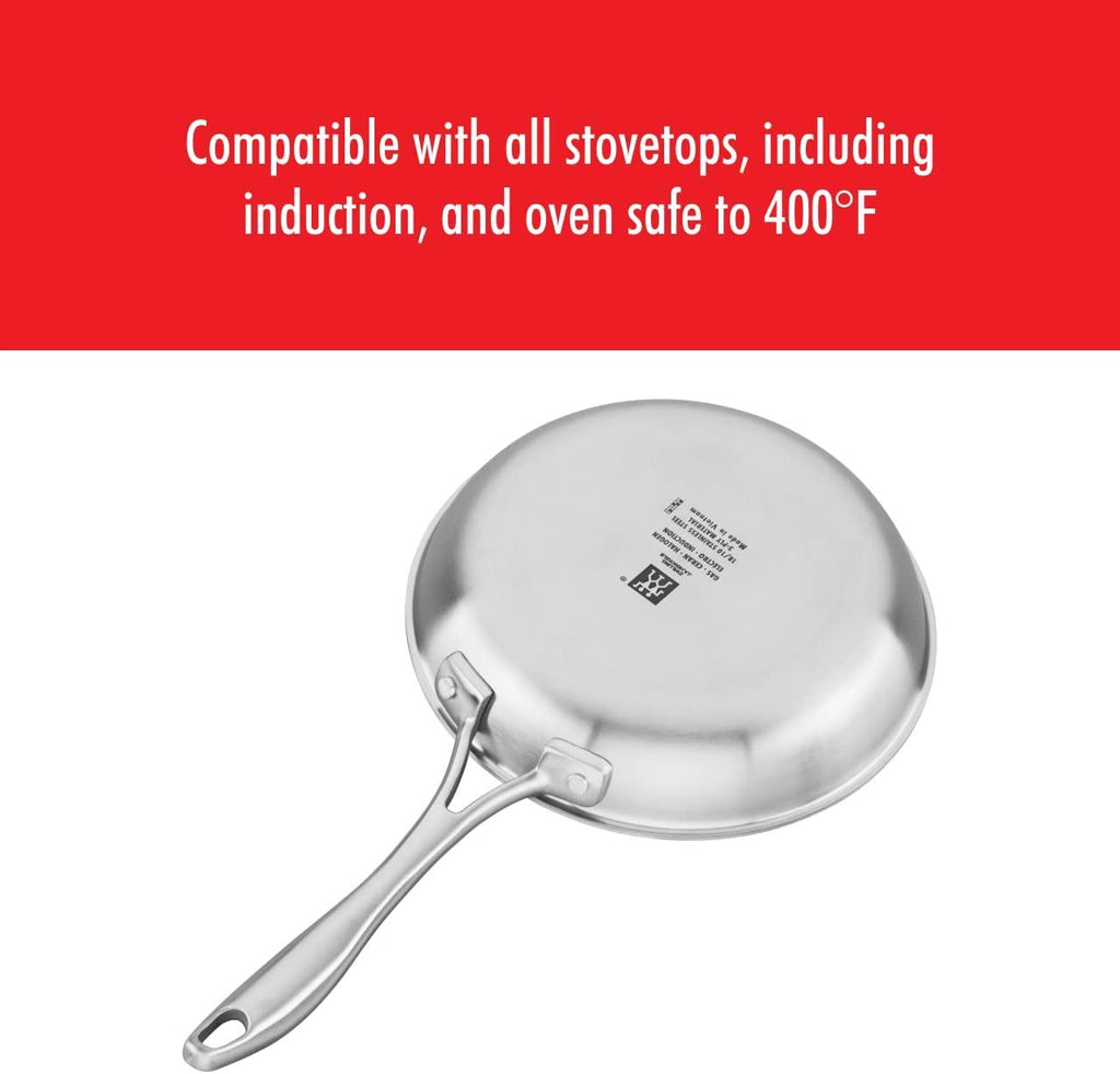 ZWILLING Spirit Ceramic Nonstick Fry Pan Set, 2-pc, Stainless Steel