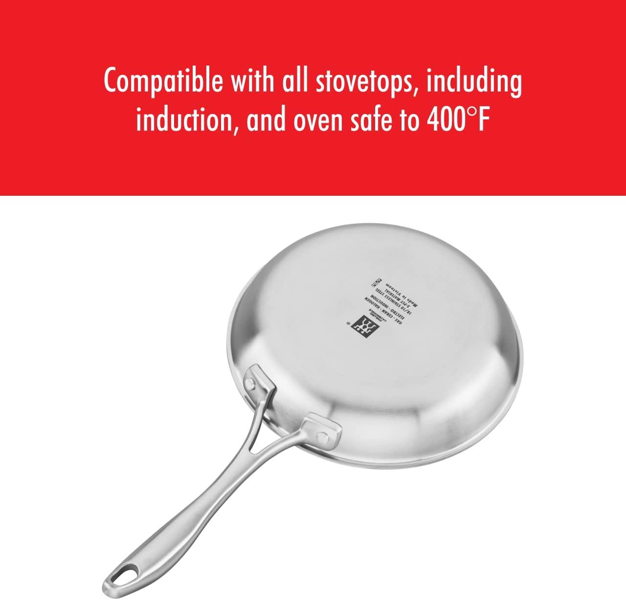 ZWILLING Spirit Ceramic Nonstick Fry Pan Set, 2-pc, Stainless Steel