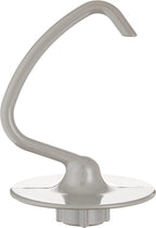 KitchenAid Coated Dough Hook, 4.5 and 5 Quart Tilt-Head Stand Mixers, Subtle Silver
