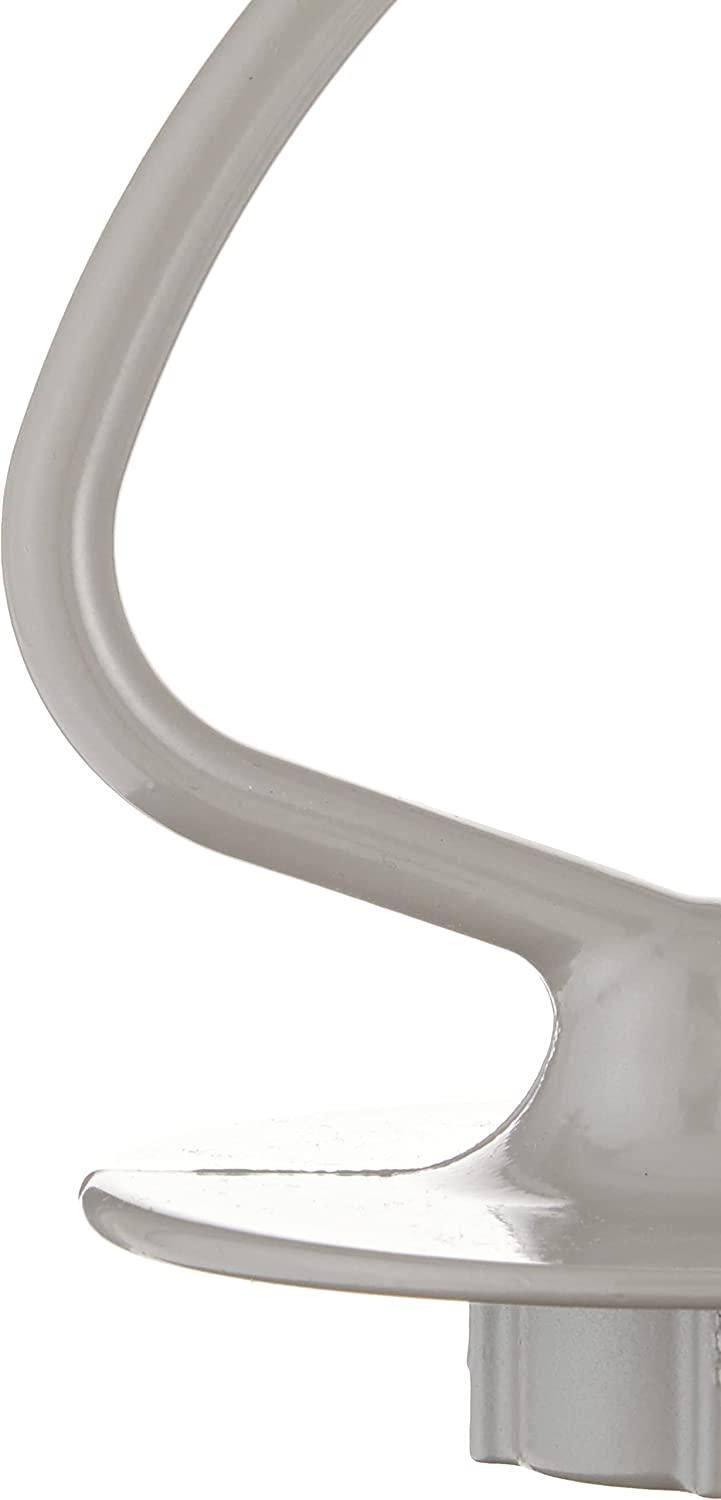 KitchenAid Coated Dough Hook, 4.5 and 5 Quart Tilt-Head Stand Mixers, Subtle Silver