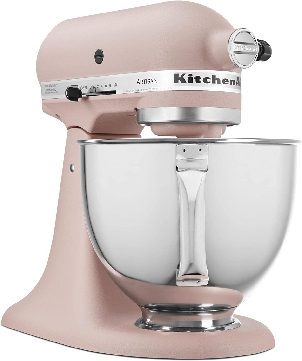 KitchenAid Artisan Series Stand Mixer, 5 Quart, Feathered Pink