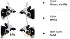Pack of 8 Cow Air Freshener Car Cow Gifts for Women Funny Cow Print Car Accessories Hanging for Women Men Cute Air Freshener Decorative Car Freshener
