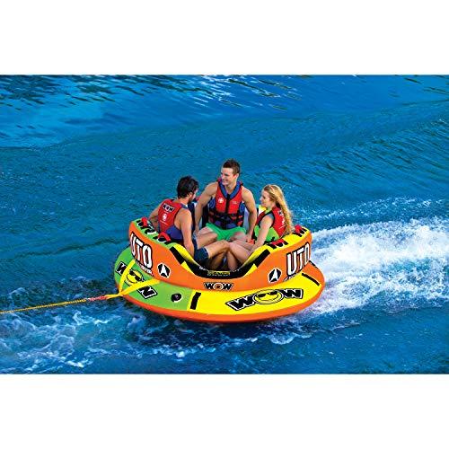WoW Watersports UTO Excalibur, 19-1080, 1 to 3 Person Towable, Hover Bottom