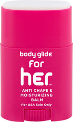 BodyGlide For Her Anti Chafe Balm: anti chafing stick with added emollients: 0.8oz &amp; Outdoor Anti Chafe Balm. Fragrance free anti chafing stick trusted in basic training