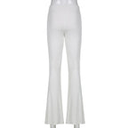 vintage hippe low waist flare trousers