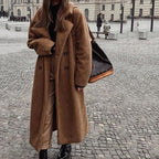 Fashion Soild Color Terry Coat Women