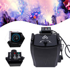 Dry Ice Machine DJ StaEffect Low Smoke Fog Machine for Wedding Party Black