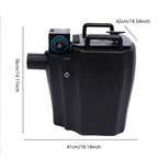 Dry Ice Machine DJ StaEffect Low Smoke Fog Machine for Wedding Party Black