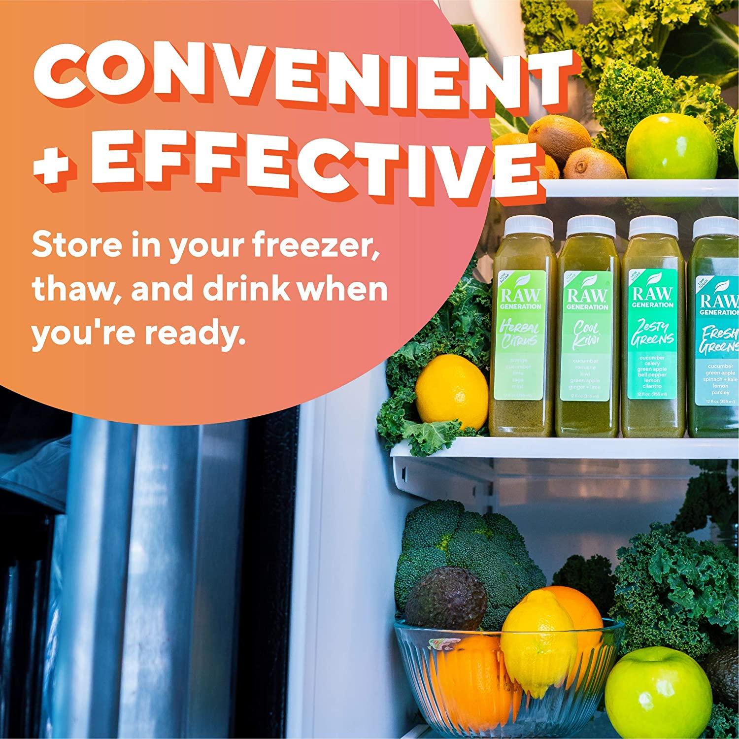 7-Day Skinny Cleanse by Raw Generation® - Best Detox Juice Cleanse to Look and Feel Lighter Quickly/Healthiest Way to Cleanse Your System/Jumpstart a Healthier Diet