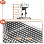 25W LarRoaster Spit Rotisserie BBQ Grill Whole Lamb Chicken Pig Lamb 4 Rubber