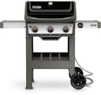 Gas BBQ Grill  Spirit II E-310 3-Burner Natural Black Cart Thermometer
