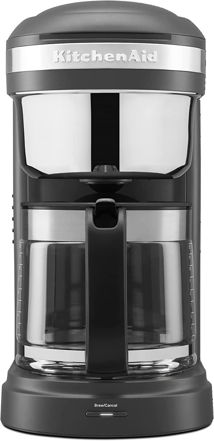KitchenAid KCM1209DG Drip Coffee Maker, 12 Cup, Matte Grey