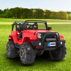 Zimtown 12V Ride On Car Kids Electric Battry Powered w/ Remote Control, 3 Speeds, LED Lights, MP3 - Red