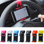 Upgrade Your Driving Experience With A Universal Car Steering Wheel Phone Holder!