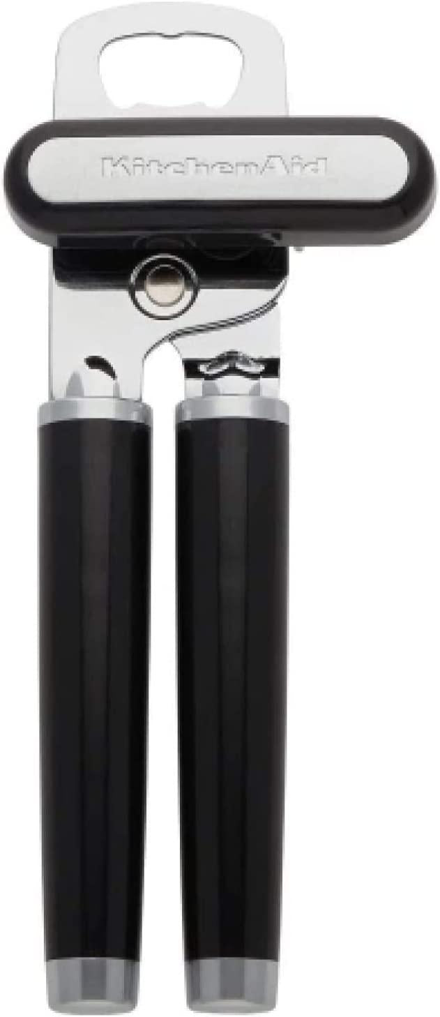 KitchenAid Classic Multifunction Can Opener / Bottle Opener, 8.34-Inch, Black