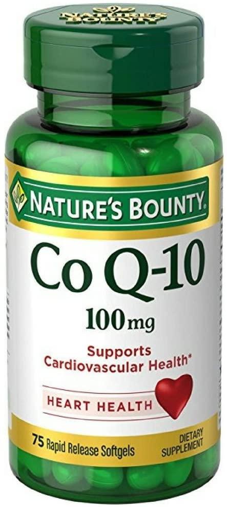 Nature's Bounty Co Q-10 100 mg Softgels 75 ea (Pack of 10)