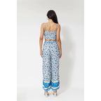 printed top and pants