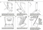 Hay Feeder for Goats, Hay Rack Wall Mount, Hanging Horse Feeder, Sheep Goat Hey Feeder Metal Feed Trough, Heavy-Duty Livestock Hay and Grain Feeders