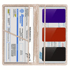 Car Registration And Insurance Card Holder, Vehicle License Document Glove Box Compartment Organizer