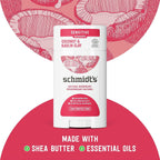 Schmidt's Aluminum Free Natural Deodorant For Women And Men, Coconut &amp; Kaolin Clay With 24 Hour Odor Protection, Certified Natural, Cruelty Free, Vegan Deodorant 2.65oz 2 Pack