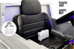 12V powered Mercedes AMG G65 Ride on electric car For Kids with Remote Control LED lights MP3 Leather Seat - Silver