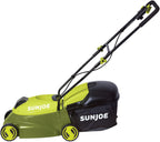 Sun Joe MJ401C-XR 14-Inch 28-Volt 5-Amp Cordless Lawn Mower w/Brushless Motor, 10.6-Gallon Detachable Collection Bag, Lightweight, Green