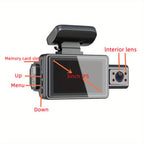 Dual Lens Dash Cam: Get Crisp 1080P Video Recording Day &amp; Night - 3.16 Wide Angle View!