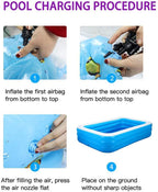 Summer Thickened Inflatable Swimming Pool Family Kids Children Adult Play Bathtub Outdoor Indoor Water Swimming Pool