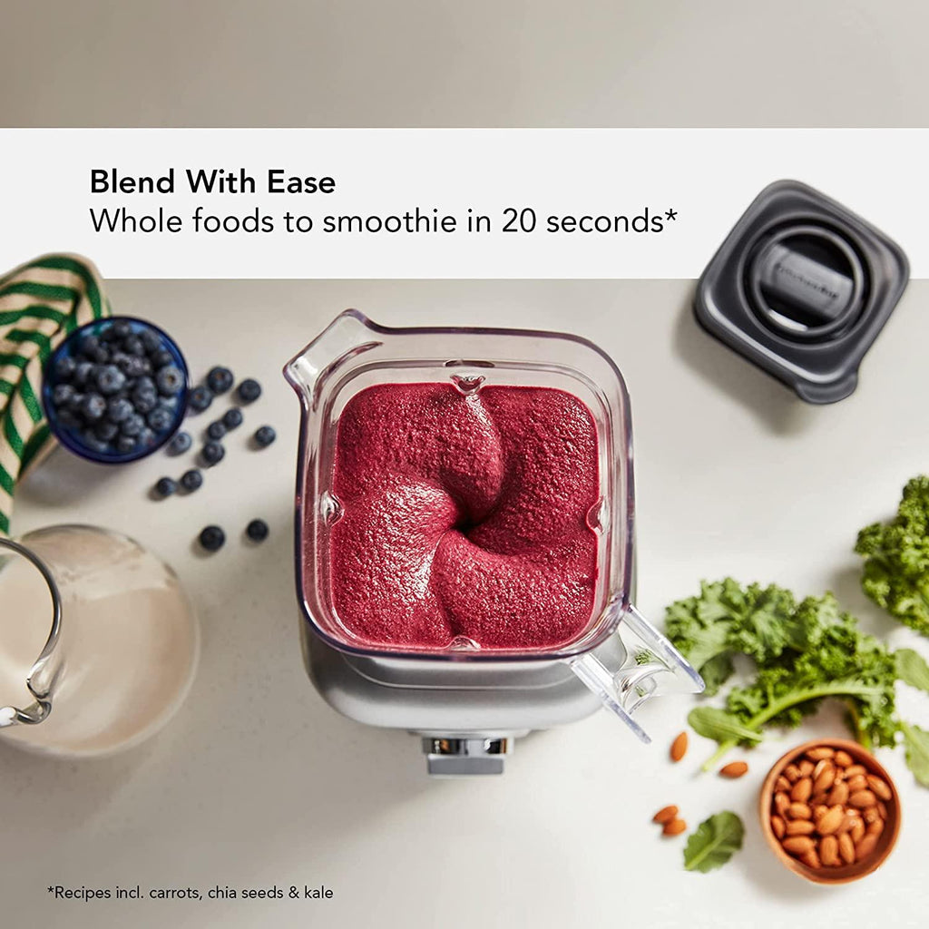 KitchenAid KSB4028WH K400 Variable Speed Blender with Tamper