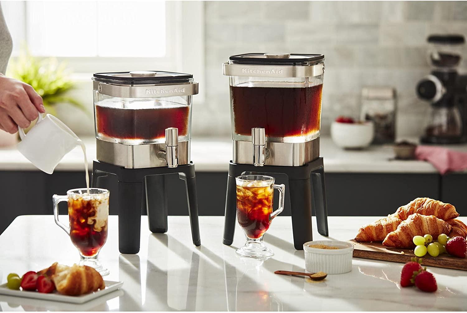 KitchenAid KCM5912SX Cold Brew Coffee Maker 38 Ounce Brushed Stainless Steel