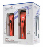 Professional cordless clippers set ERMILA BELLINA + BELLA with lithium battery
