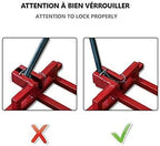 VOUNOT Ride on Mower Jack Lift, Telescopic Maintenance Jack for Lawn mowers and Garden Tractors, Weight Capacity 400kg, Red
