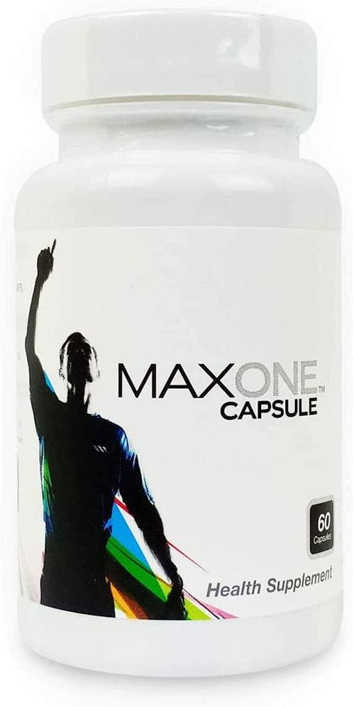 3 Bottles Max One Supplement with Focused Riboceine Fomula Promotes Optimal Level of Glutathione (60 vege Capsules per Bottle)