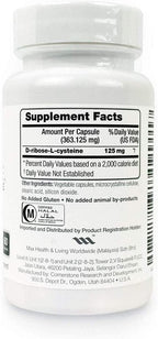 3 Bottles Max One Supplement with Focused Riboceine Fomula Promotes Optimal Level of Glutathione (60 vege Capsules per Bottle)