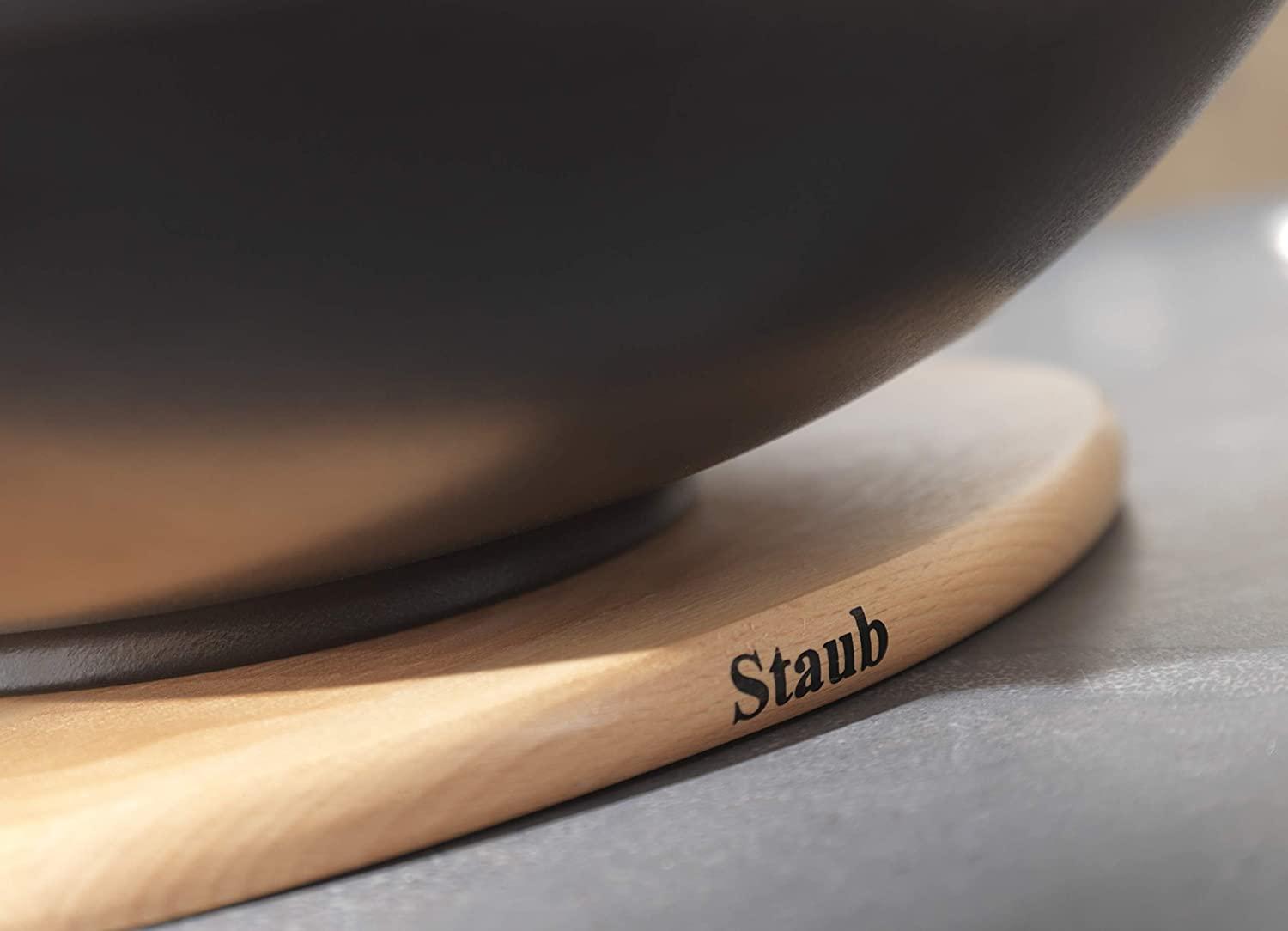 STAUB Accessoires Magnetic Trivet, 23 x 23 cm, Wood