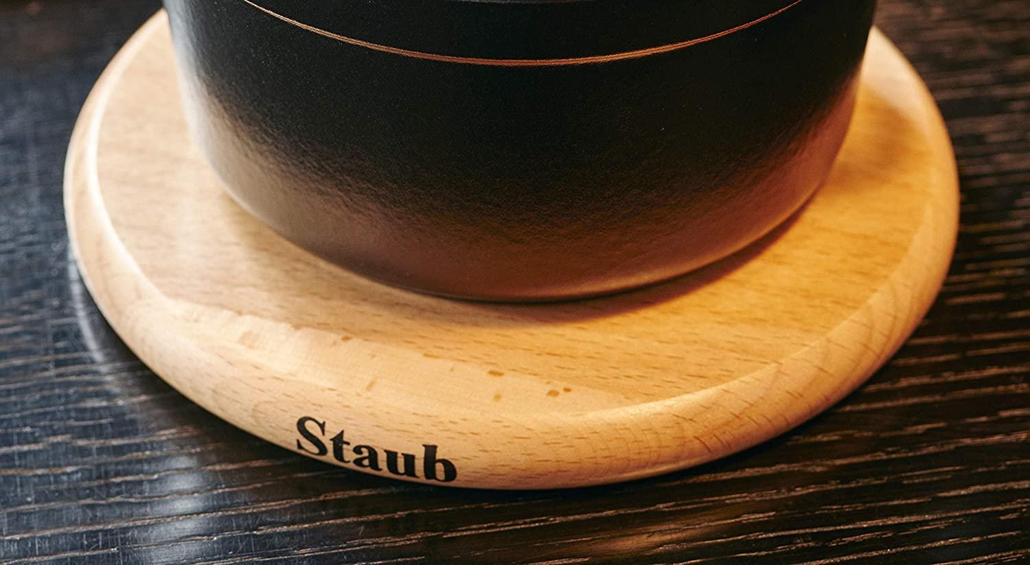 STAUB Accessoires Magnetic Trivet, 23 x 23 cm, Wood