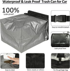 ELONGRIVER Car Trash Can Bin for Car Back Seat Leak Proof, Cute Car Trash Bag Hanging, Vehicle Trash Can for SUV Truck Van, Automotive Car Garbage Cans Front Seat Camo Black