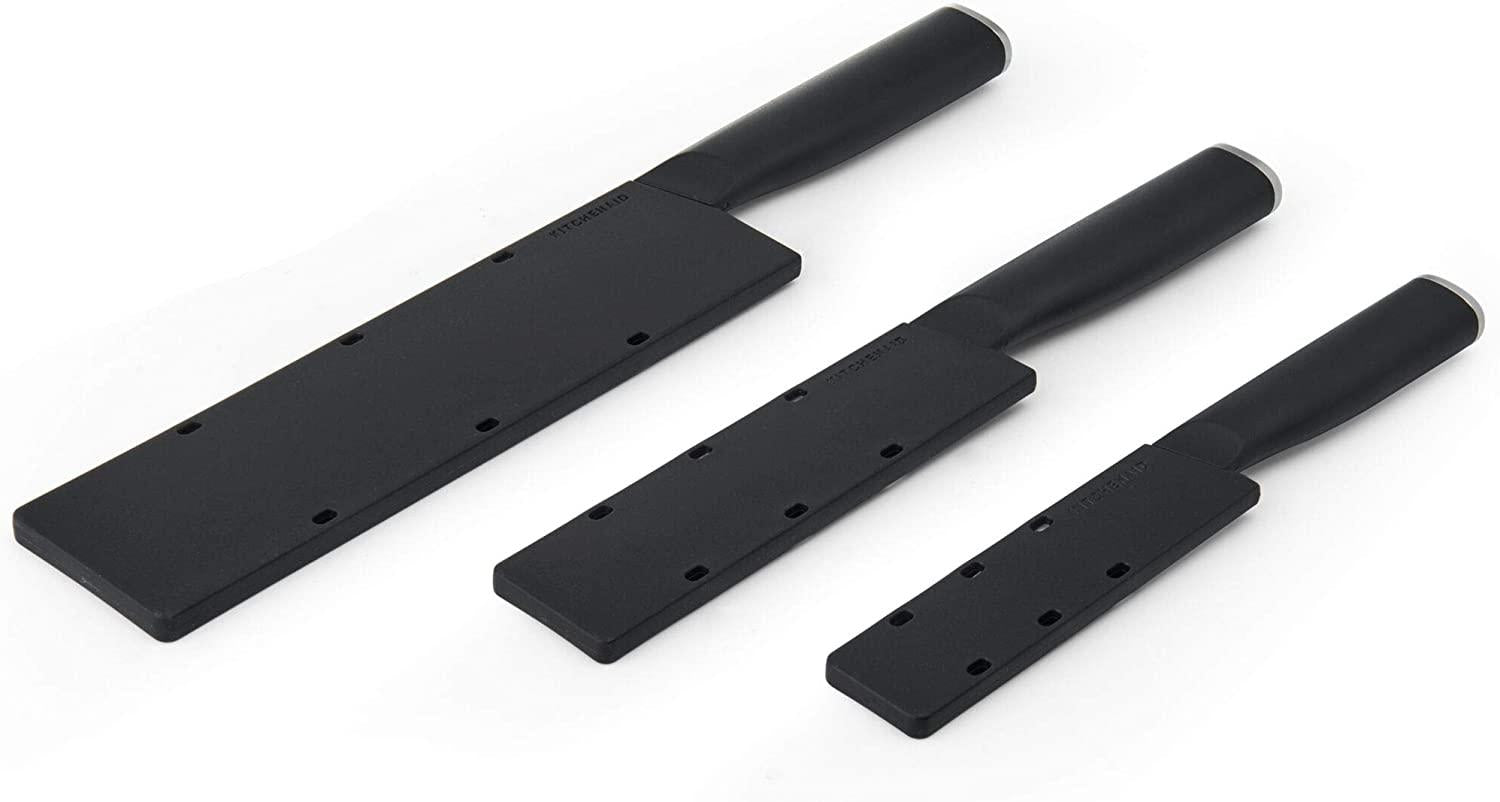 KitchenAid Classic Chef Knife Set, 3-Piece, Black
