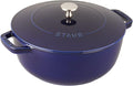 Staub Cast Iron 3.75-qt Essential French Oven - Dark Blue, Made in France