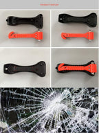SINSEN Car Safety Hammer Set of 10 Emergency Escape Tool Auto Car Window Glass Hammer Breaker and Seat Belt Cutter Escape 2-in-1 for Family Rescue &amp; Auto Emergency Escape Tools (Reflective Tape 10PCS)