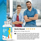Doctor Plus - Powerful Growth Boost - Promotes Strong and Healthy Bones - Immunity Support - for Children (10+) and Teens - 60 Capsules (Pack of 6)