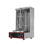3KW Commercial Electric Shawarma Gyros Machine Grill  Steel Speed 6prm