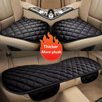 1pc / 3 Pcs Car Seat Cushion, Non-Slip Rubber Bottom With StoraPouch,Premium Comfort Memory Silk Cotton, Car Seat Pad Universal