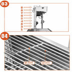 LarOutdoor BBQ Grill Roaster Spit Whole Chicken Lamb Pig Roast Roaster