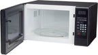Magic Chef Black 1.1 Cu. Ft. 1000W Countertop Microwave Oven with Push-Button Door