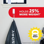 Command 10 Lb XL Heavyweight Wall Hook, White, Damage Free Decorating, 2 Command Hooks