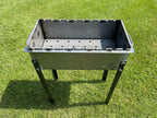 Heavy-duty Steel BBQ Grill / MANGAL 11 Ga (3mm) + 10 skewers