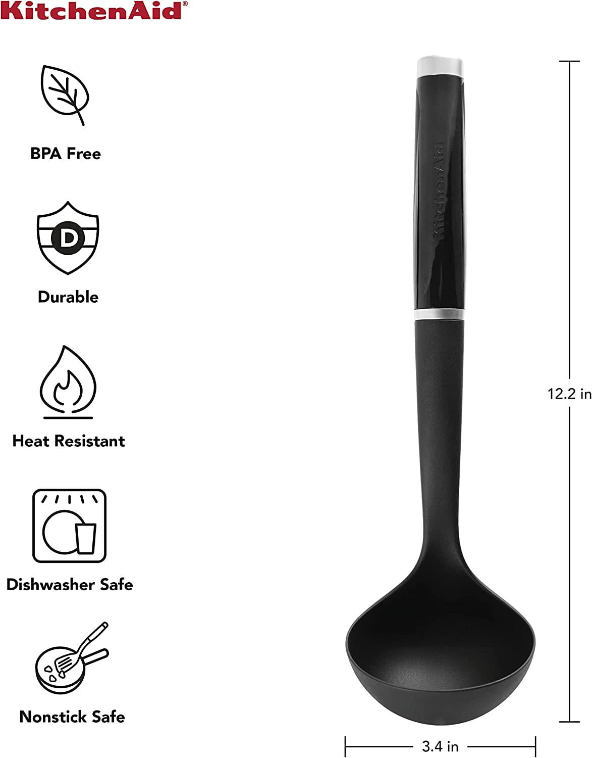 KitchenAid Classic Soup Ladle, One Size, Black 2
