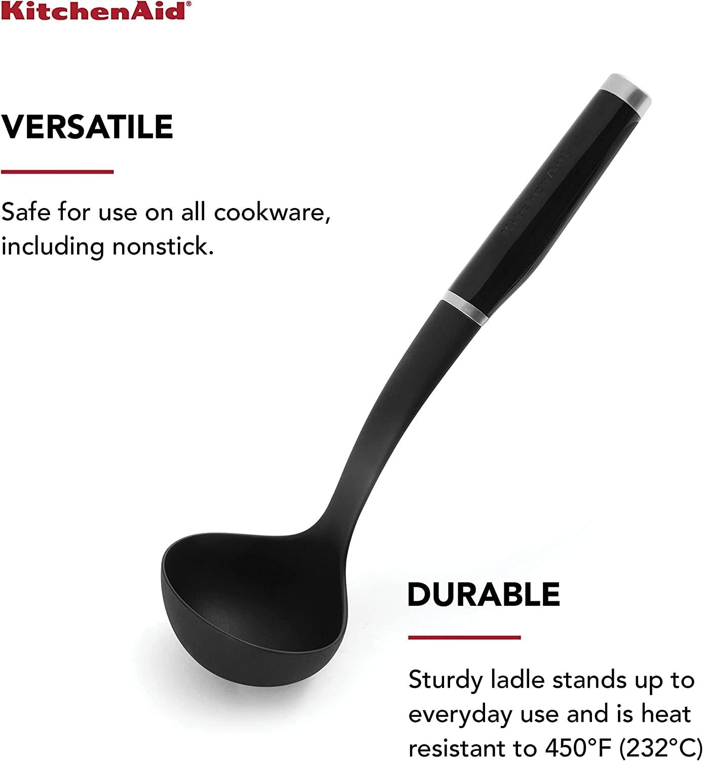 KitchenAid Classic Soup Ladle, One Size, Black 2