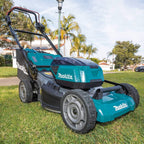 Makita XML08PT1 18V X2 (36V) LXT Lithium‑Ion Brushless Cordless 21" Self Propelled Lawn Mower Kit with 4 Batteries (5.0Ah)